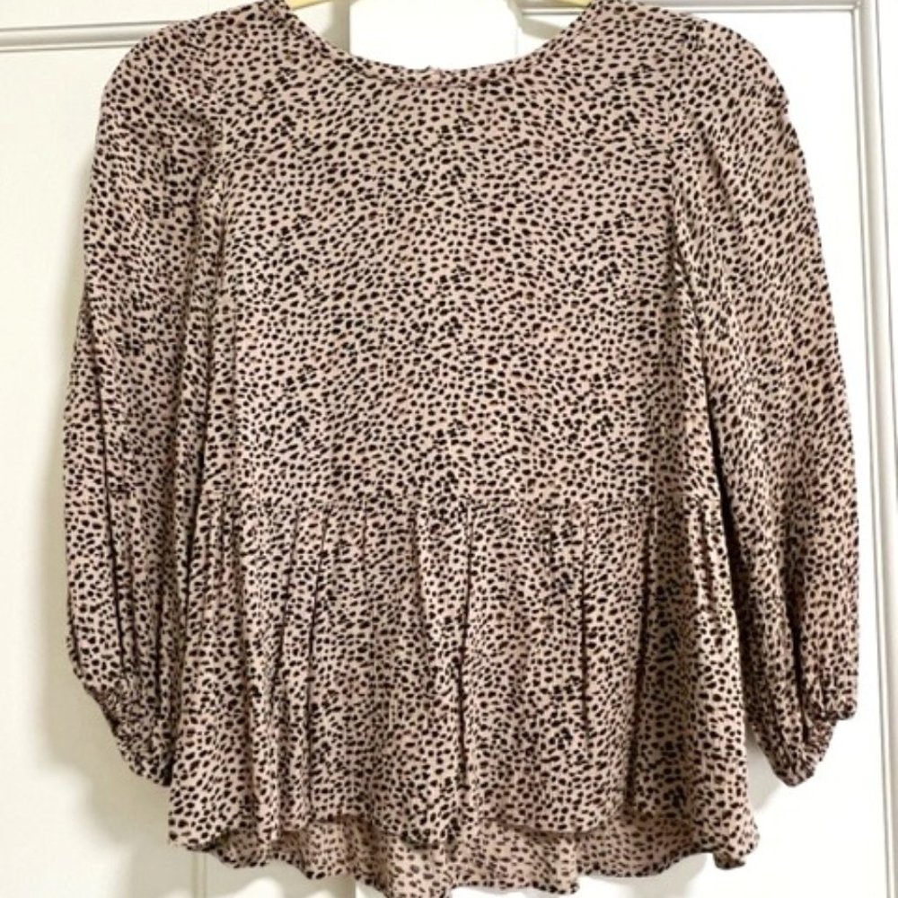 Abercombie 3/4 Sleeve Trapeze Blouse